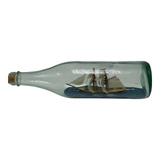 Vintage Ship in a Bottle For Sale