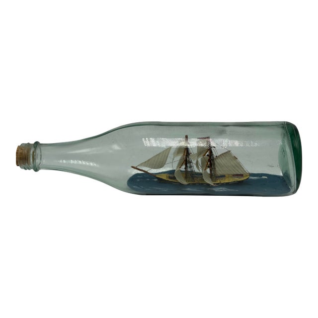 Vintage Ship in a Bottle For Sale