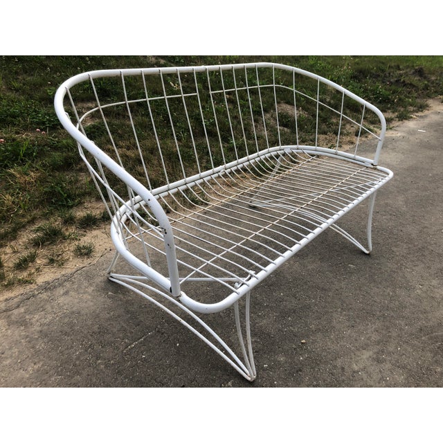 Vintage Homecrest Wrought Iron Patio Sofa Chairish