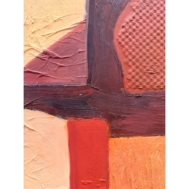 Custom Abstract Framed Canvas For Sale - Image 4 of 6