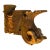 Sculptural Wall Light – Antique Chinese Carved Wood Corbel, c.1920 For Sale