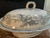 Late 19th Century English Antique Blue & White Covered Dish With Crackle Glaze and Lovely Ribbon & Acorn Motifs for Cottage Core & Collectors - See Pics! For Sale - Image 5 of 10