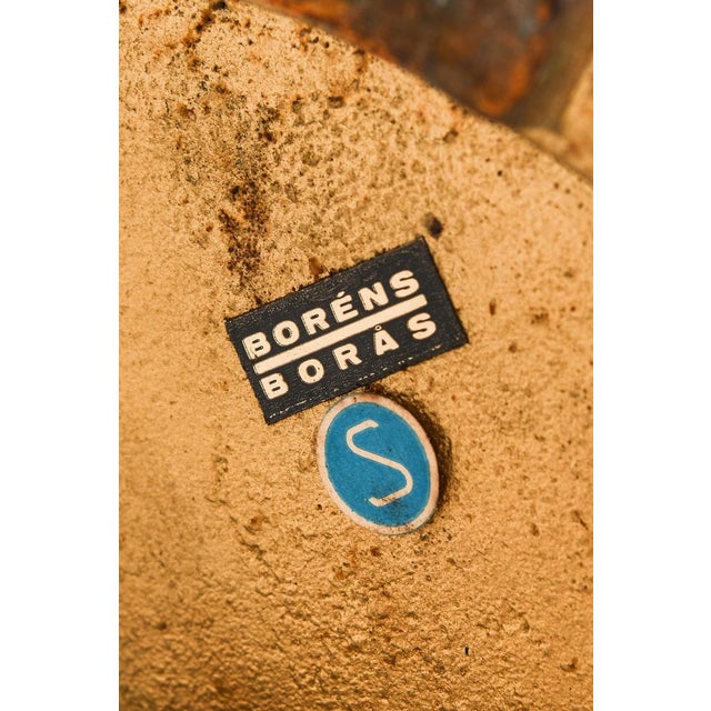 Metal Floor Lamp in Brass and Opaline Glass, 1950s For Sale - Image 7 of 8