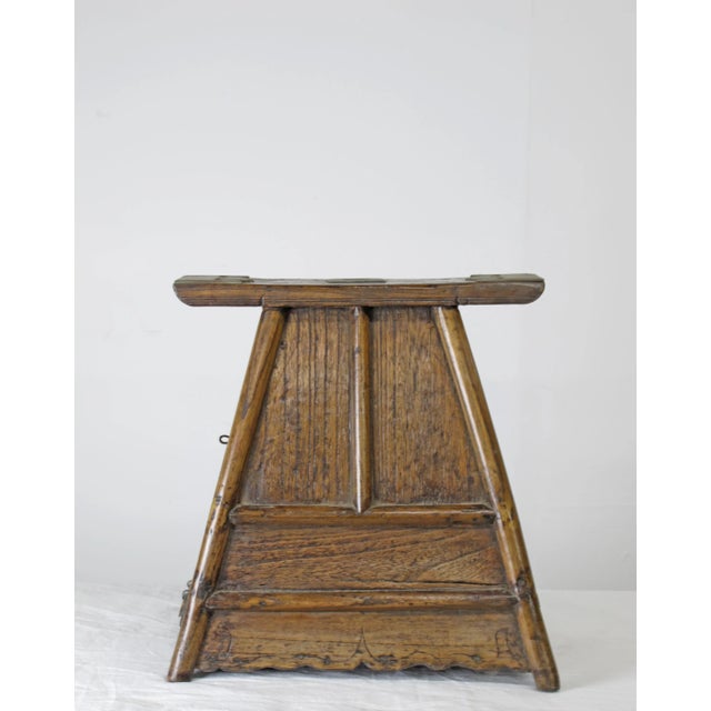 This small wood object was used as a barber's stool in the early 19th century. It is in excellent original condition and...