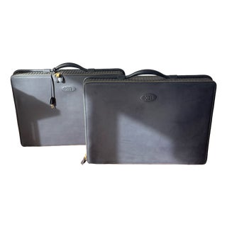 Suitcases by Ettore Bugatti for Poltrona Frau, 1990, Set of 2 For Sale