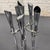 MCM Chrome Fireplace Tool Set For Sale - Image 4 of 12