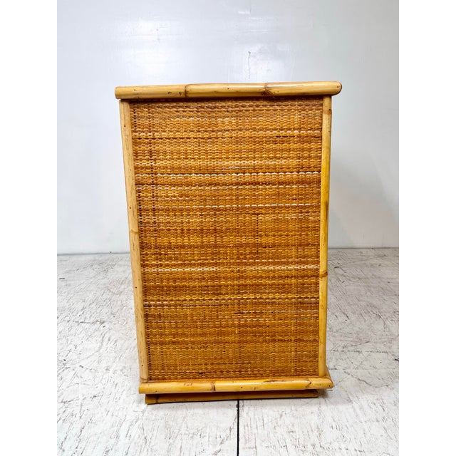 Vintage 70's Dal Vera Italian Rattan Sideboard For Sale - Image 9 of 12
