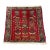 1990s Handwoven Persian Hamedan Area Rug 1'8" X 1'8" For Sale