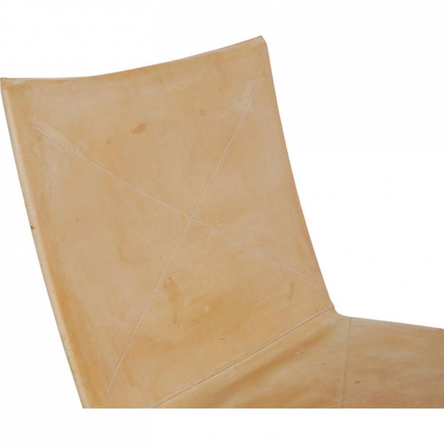 1990s PK-22 Chair in Natural Leather by Poul Kjærholm, 1990s For Sale - Image 5 of 18