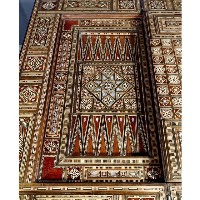 Syrian Games Table in Marquetry and Inlays For Sale - Image 18 of 18