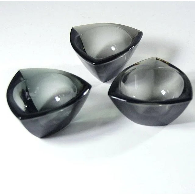 1950s Mid-Century Bowls by Kaj Franck for Nuutajärvi Notsjö, Set of 3 For Sale - Image 5 of 8
