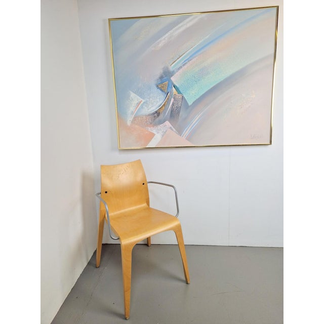 1980s Lee Reynolds, Abstract Composition, 1980s, Acrylic on Canvas, Framed For Sale - Image 5 of 9