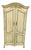 1960s French Style Carved Wood Armoire For Sale
