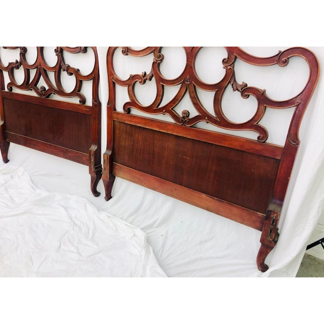 Pair Antique French Style Twin Beds Chairish