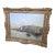 Antique Harbour Painting by Crouse For Sale