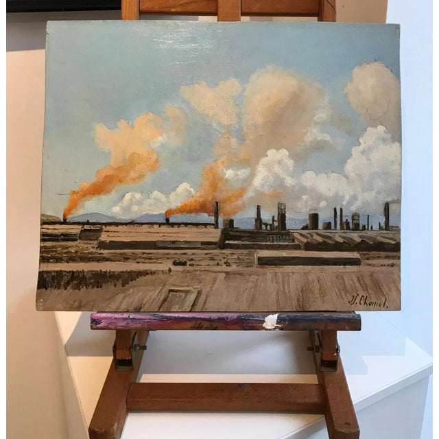 Swiss painter Sculptor, painter and ceramist. Landscape. Wall painting and drawing Work on wood This piece is attributed...