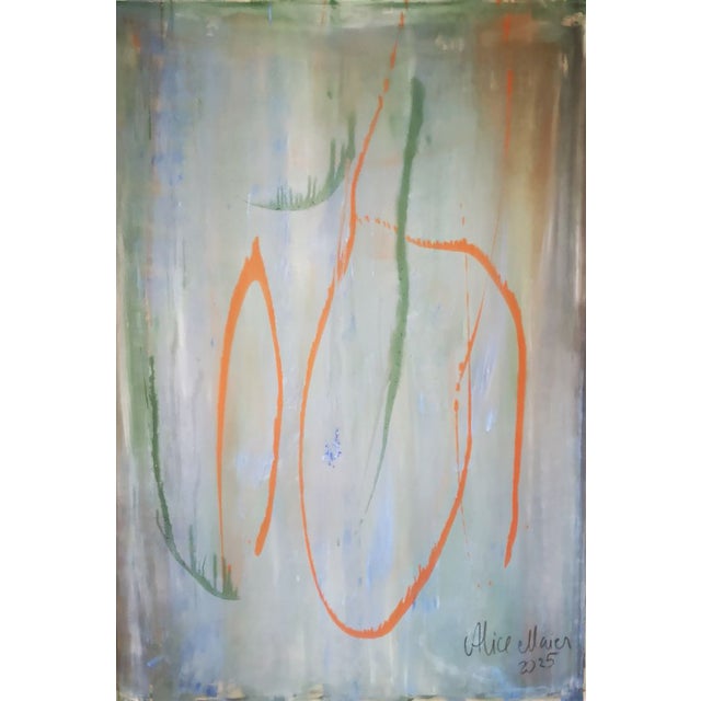 Alice Maier, The 4 Elements, Acrylic Painting, 2025 For Sale