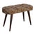 Modern Animal Print Velvet Bench With Deep Button Seat For Sale - Image 3 of 7