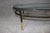 Modern 1970's Vintage Metal Glass and Brass Coffee Table For Sale - Image 3 of 8