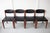 Black Vintage Daish Dining Chairs by Grete Jalk, 1960s, Set of 4 For Sale - Image 8 of 9