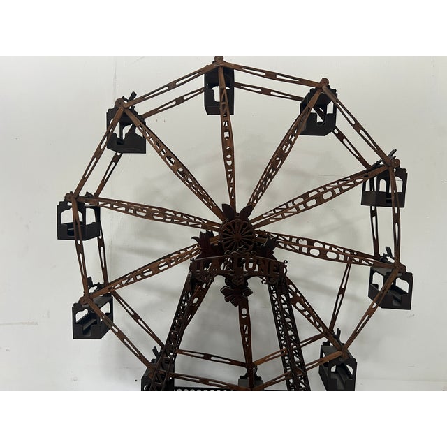 20th Century Model of a Ferris Wheel, Fairground Carousel For Sale - Image 16 of 18