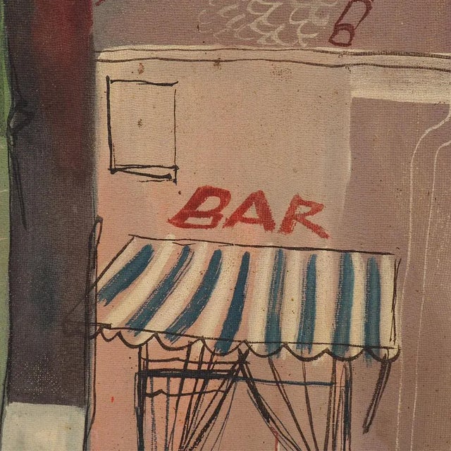 Oil on Masonite from Alberto Sughi For Sale - Image 3 of 6