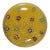 Baccarat 1970 Millefiori Zodiac Carpet Gridel Paperweight Animal Silhouette Yellow #162 For Sale