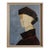 Ambiguë, Contemporary Geometric Portrait Oil Painting, Framed by Sophie Dumont For Sale
