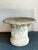 Vintage Regency Concrete Coated Resin Garden Table For Sale - Image 4 of 6