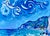 Shabby Chic Spirits of the Sea, Modern Impressionist Seascape Oil Painting For Sale - Image 3 of 10