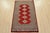 Tribal Bokhara Jaldar Rug 3′ X 4’11” Red Wool Tribal Hand-Knortted Oriental Carpet For Sale - Image 3 of 10