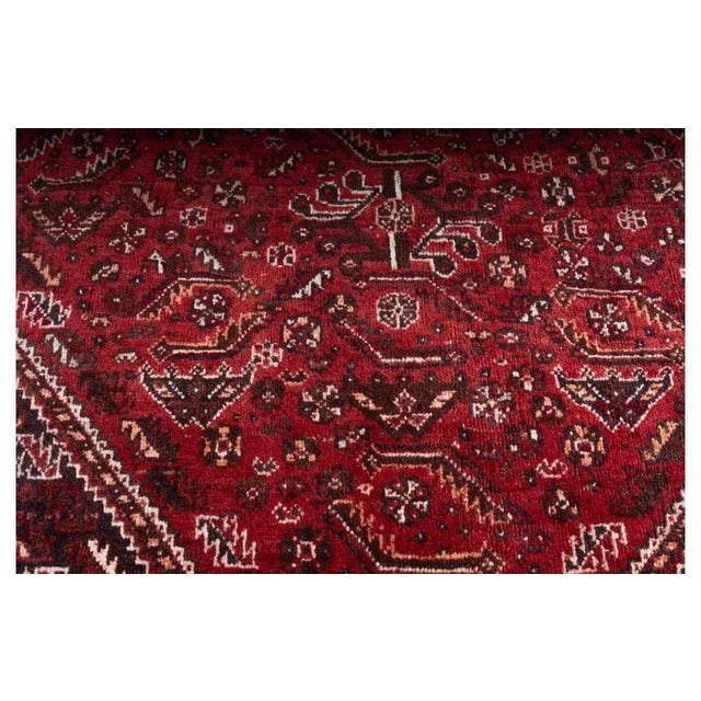 Middle Eastern Rectangular Rug in Wool For Sale - Image 4 of 7