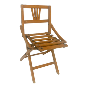 Circa 1940's Brevetti Reguitti Attributed Folding Children's Chair