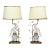 Maison Bagues Rock Crystal Bird Table Lamps For Sale