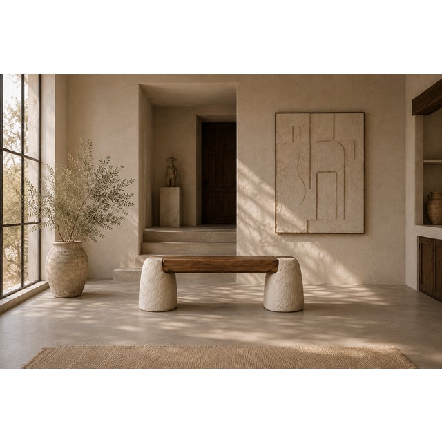 More payment options Where sculpture meets functional design, the Sculpted Balance Console Bench is conceived as an...