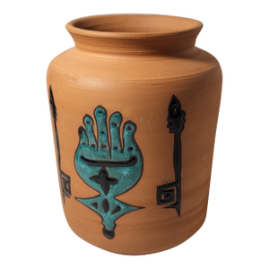 Wallada Pottery Tradtion Andalusia Vase Enamel Hand Painted