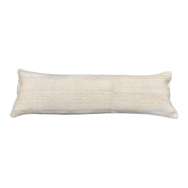 Turkish Hemp Pillow Cushion Natural Beige Cushion Cover 14x40 For Sale