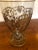 Gold Vintage Gold Leaf Decorated Glass Vase For Sale - Image 8 of 9
