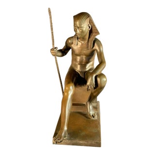 Original Antique Bronze Figure of Joseph of Egypt by Just Becqueto For Sale