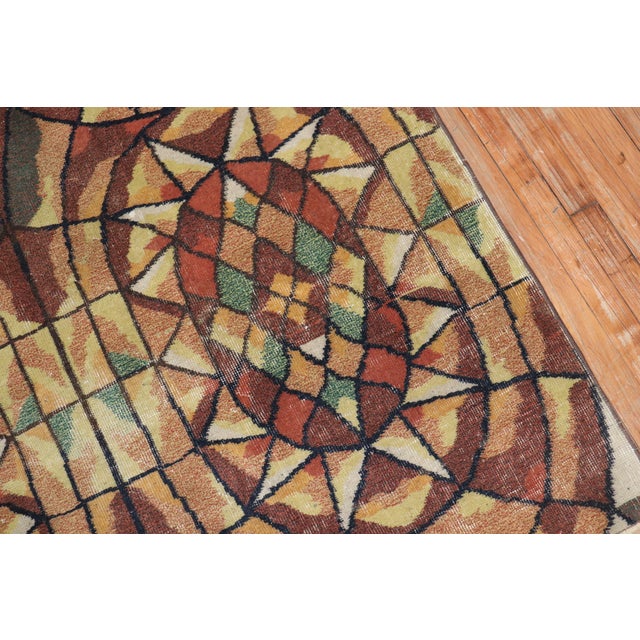 1960s Infamous Turkish Deco Zeki Muren Rug For Sale - Image 18 of 18