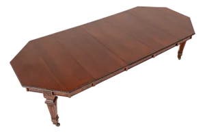 Victorian Dining Table in Mahogany, 1850s