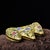 Yellow Antique Chinese Enamel Floral Brush Rest / Mountain Form For Sale - Image 8 of 8