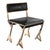 "Ispirazione" Chair With Bronze and Stainless Steel Details For Sale In Los Angeles - Image 6 of 6