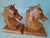 Vintage MCM Exquisite Beechwood Hand Carved Horse Head Bookends-Pair For Sale - Image 4 of 8
