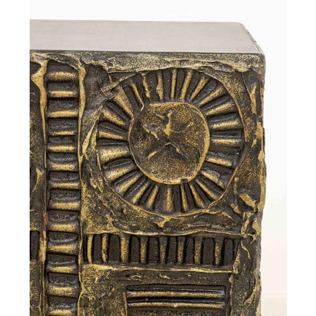 Contemporary Adrian Pearsall "Goop" Brutalist Square Side Table For Sale - Image 3 of 7