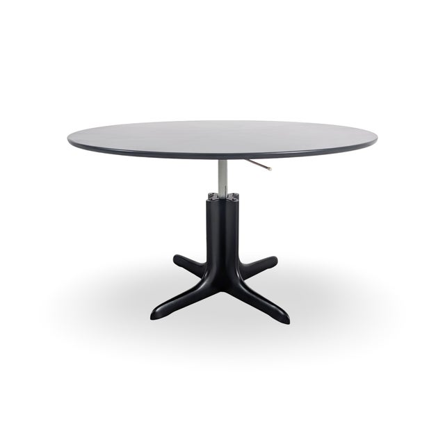 Mid-Century Modern Black Dining Table, Germany, 1970s For Sale - Image 6 of 11