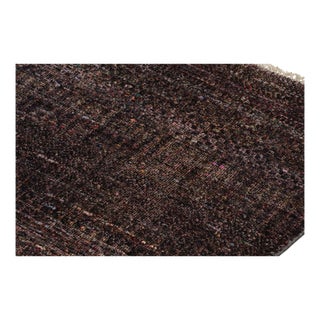 Rug & Kilim’s Modern Textural Rug in Purple Tones and Polychrome Striae For Sale