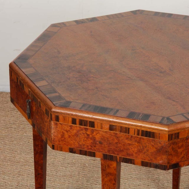 Art Deco Marquetry Games Table, 1930s, in Good conditions. Designed 1920 to 1949