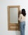 19th Century French Painted Wood Trumeau Mirror For Sale - Image 4 of 8