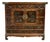 Vintage Korean Scholar's Cabinet With Hand-Painted Hunting Scenes For Sale